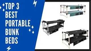 Top 3 Best Portable Bunk Beds || Best Camping Beds