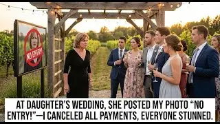 AT DAUGHTER&rsquo;S WEDDING, SHE POSTED MY PHOTO &ldquo;NO ENTRY!&rdquo;&mdash;I CANCELED ALL PAYMENTS, EVERYONE STUNNED.