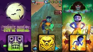 Temple Run 2 Spooky Summit Vs Spirit Run Vs Little Krishna - Endless Run Gameplay #672021