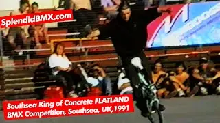 1991: Southsea Skatepark BMX - King of Concrete UK BMX Flatland Competition