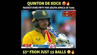 QUINTON DE KOCK FASTEST FIFTY FOR SOUTH AFRICA #shorts #ipl #viral