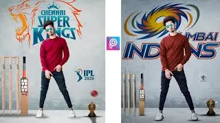 MI IPL Photo Editing PicsArt || Picsart IPL Photo Editing || 2020 Ipl photo editing