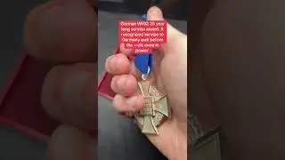 German WW2 25 Year Long Service Award, In the original case