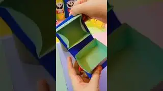 Diy beautiful paper Book box By Amna's Crafty Corner #decoration #gift #birthday #decor #papercraft