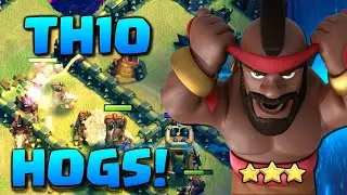 Best Th10 Hog with valkey war attack strategy 2020! How to hog attack strategy strategy.