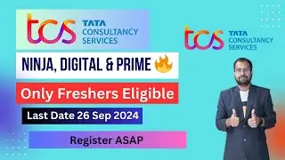 TCS NQT Last Date  Register Before Link Expire  Ninja, Digital & Prime