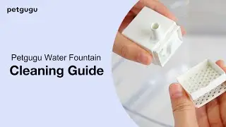 Petgugu Water Fountain Cleaning Guide