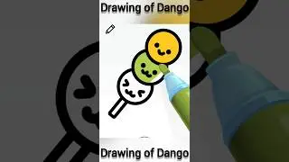 Drawing of Dango | How to Draw Dango.