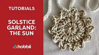 ✨ Solstice Garland: the Sun ☀️ Free Crochet Pattern 🍄