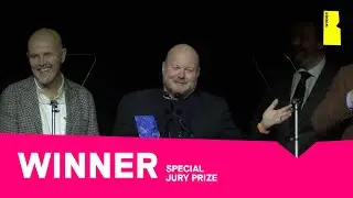 Daniel Mays and Genevieve O'Reilly present Warp Films with the 2025 Special Jury Prize | BIFA 2025