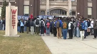 Students walk out, claim 'sense of fear' over safety at West High