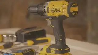 18V STANLEY&reg; FATMAX&reg; V20 Drill Driver with 2 x 1.5Ah Lithium-Ion Batteries and Kit Box