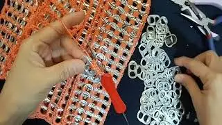 Clip fromFinal touch of my best selling soda pop tab bag #diy #crochet #best-selling
