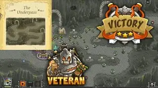 The Underpass | Veteran | 3 Stars | Kingdom Rush Frontiers Campaign