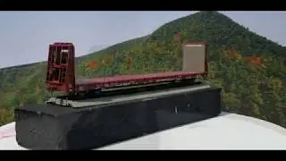 Atlas bulkhead flat car