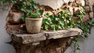 Rustic Backyard Courtyard Transformation on a Budget