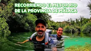 Rio Guadiaro, Charco del Moro, con los Peces bajo el Agua.