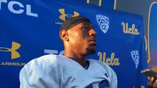 Octavius Spencer after practice Aug. 19