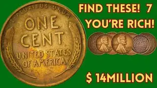 Top 7 Valuable Wheat Pennies Worth Money – Rare Coins That Could Make You a Millionaire!