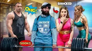 Elite Powerlifter Pranks Worlds Strongest Man with FAKE Weights! (EXPOSED) 😱 Anatoly GYM PRANK