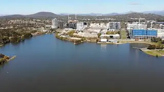 Fishing lake Ginninderra.  Mavic down & man overboard