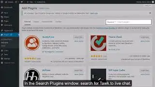WordPress Plugins - Tawkto