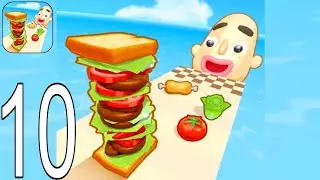 Sandwich Runner - Gameplay Walkthrough Part 10 Tutorial NEW Mobile Game (Android,ios)