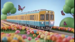 Little Train Numbers Song | Learn Counting with Train | Nursery Rhymes & Educational Songs