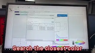 How to search the closest Pantone color card with 3nh spectrophotometer