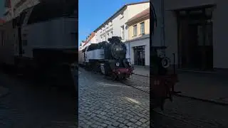 Molli als Stra&szlig;enbahn in Bad Doberan 19.10.2025 #train #railway #tram #city #viral #shorts #mv #mvp