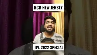 RCB NEW JERSEY IPL 2022 & RCB NEW CAPTAIN #shorts