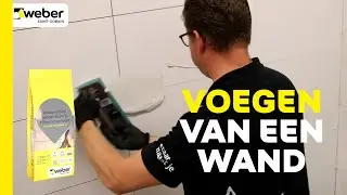 Voegen van een wand | Zo voeg je tegels | Weber