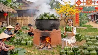 TET Is Coming! Making Traditional Chung Cakes & Decorating My Home for Lunar New Year