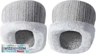 shoeslocker Slippers for Women Memory Foam Fuzzy House Slippers Bedroom Non-slip Warm Review