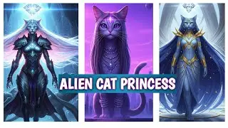 👑 Alien Cat Princess: Rise of the Crystal Queen | Sci-Fi Fantasy | Alien Attack👽👽 @FactTechz