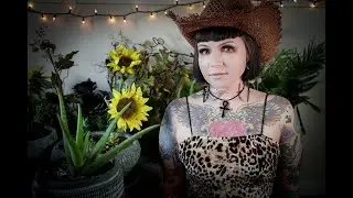 ASMR Scratching and Whispering Tingles with my Indoor Garden