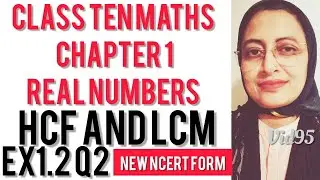 Real Numbers class 10 math chapter1| Real number sums ex1.2 Q2| HCF ,LCM | new NCERT form| SEBA|CBSE