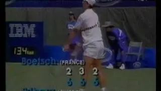 Australian open 1993 4R Stefan Edberg - Arnaud Boetsch