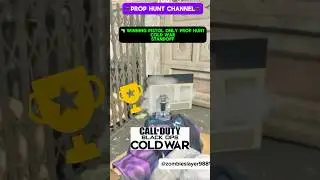 🔫 Cold War Prop Hunt WIN Using ONLY a Pistol! #shorts