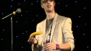 Magic bandana trick performed by Charlie Hopkins