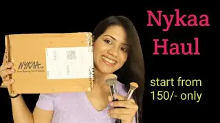Nykaa Haul makeup brushes| makeup cleaner| makeup remover| herbal essence shampoo| PAC makeup brush