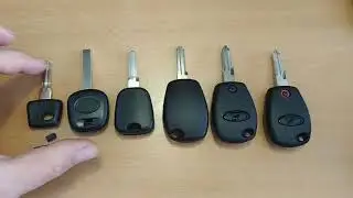Разновидности чип-ключей LADA и УАЗ