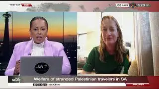 Gift of the Givers on welfare of stranded Palestinian travelers in SA