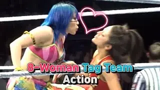Asuka / Bayley / Sasha / Mickie vs. Alexa / Mandy / Sonya / Nia 8-Woman Tag 2018 #WPWWomen Ep.21-1