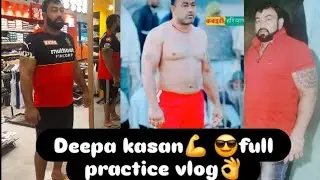 Naina kabaddi club Deepa kasan 💪ka sath full practice vlog👌#kabaddiplayer 