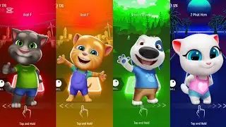 🎵 | Ultimate Tiles Hop Character Battle | Talking Tom & Friends – Coffin Dance (Cover)🔥