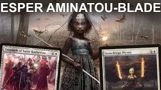 TRIUMPH OVER FATE! Legacy Esper Aminatou Triumph Control. Stoneforge Mystic Miracles MTG