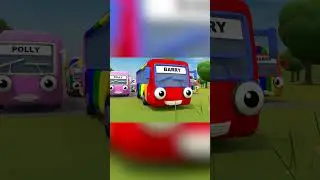 Counting 5 Rainbow Buses 🎵| Gecko's Garage #shorts #songsforkids