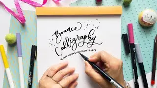 Learn Bounce Calligraphy with me!