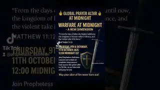 #altaroffire #globalprayer #propheticintercession #midnightprayer #prophetessofgod #propheticvoice